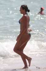 EDA TASPINAR in Bikini ata Beach in Miami 02/13/2018