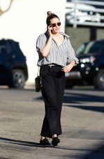 EIZABETH OLSEN Out and About in Los Angeles 02/08/2018