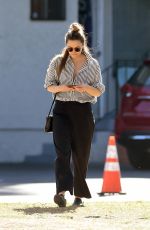 EIZABETH OLSEN Out and About in Los Angeles 02/08/2018