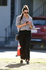 EIZABETH OLSEN Out and About in Los Angeles 02/08/2018
