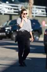 EIZABETH OLSEN Out and About in Los Angeles 02/08/2018