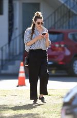 EIZABETH OLSEN Out and About in Los Angeles 02/08/2018