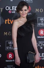 ELENA BALLESTEROS at 32nd Goya Awards in Madrid 02/03/2018