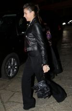 ELISABETTA CANALIS Arrives at Moschino Fashion Show at MFW in Milan 02/21/2018
