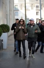 ELISABETTA CANALIS Out and About in Milan 02/21/2018