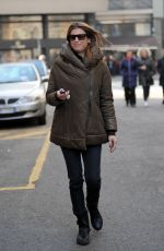 ELISABETTA CANALIS Out and About in Milan 02/21/2018