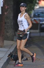 ELISABETTA CANALIS Out Hikking at Runyon Canyon in Los Angeles 02/05/2018