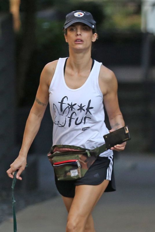 ELISABETTA CANALIS Out Hikking at Runyon Canyon in Los Angeles 02/05/2018