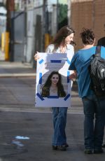 ELISE TROUW Arrives at Jimmy Kimmel Live