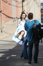 ELISE TROUW Arrives at Jimmy Kimmel Live