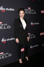 ELIZABETH HENSTRIDGE at Agents of S.H.I.E.L.D. 100th Episode Celebration in Hollywood 02/24/2018