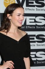 ELIZABETH HENSTRIDGE at VES Awards 2018 in Los Angeles 02/13/2018