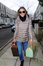ELIZABETH HURLEY Out and About in London 02/09/2018
