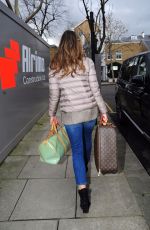 ELIZABETH HURLEY Out and About in London 02/09/2018
