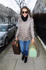 ELIZABETH HURLEY Out and About in London 02/09/2018