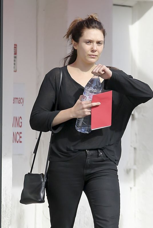 ELIZABETH OLSEN Out and About in Los Angeles 02/14/2018