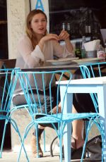 ELIZABETH OLSEN Out for Lunch in Studio City 02/02/2018