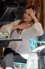 ELIZABETH OLSEN Out for Lunch in Studio City 02/02/2018