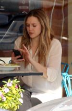 ELIZABETH OLSEN Out for Lunch in Studio City 02/02/2018