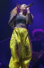 ELLA EYRE Performs at Manchester Arena in Manchester 02/03/2018