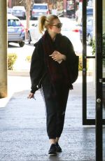 ELLE FANNING Arrives at a Gym in Los Angeles 02/23/2018