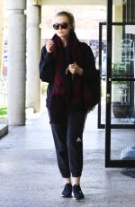 ELLE FANNING Arrives at a Gym in Los Angeles 02/23/2018