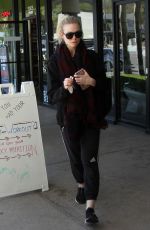 ELLE FANNING Arrives at a Gym in Los Angeles 02/23/2018