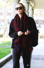 ELLE FANNING Arrives at a Gym in Los Angeles 02/23/2018