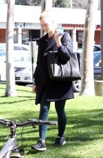 ELLE FANNING Arrives at a Gym in Studio City 02/24/2018