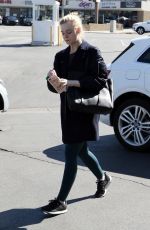 ELLE FANNING Arrives at a Gym in Studio City 02/24/2018