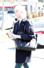ELLE FANNING Arrives at a Gym in Studio City 02/24/2018