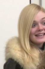 ELLE FANNING Arrives at LAX Airport in Los Angeles 02/13/2018