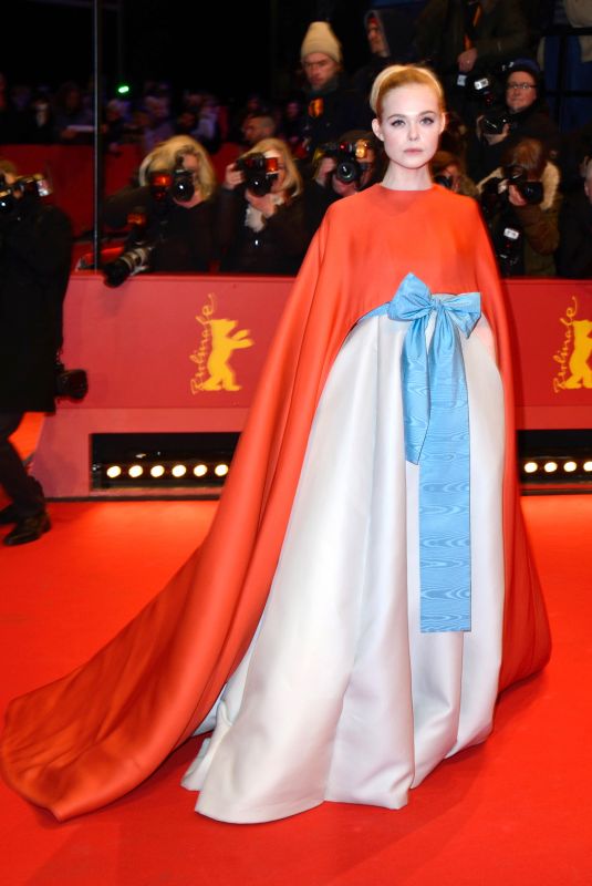 ELLE FANNING at Isle of Dogs Premiere at 68th Berlinale 02/15/2018