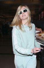 ELLE FANNING at Los Angeles International Airport 02/21/2018