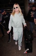 ELLE FANNING at Los Angeles International Airport 02/21/2018