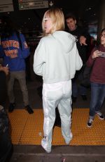 ELLE FANNING at Los Angeles International Airport 02/21/2018