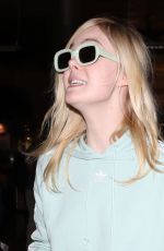 ELLE FANNING at Los Angeles International Airport 02/21/2018
