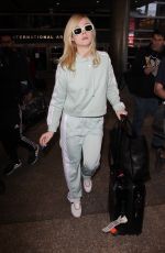 ELLE FANNING at Los Angeles International Airport 02/21/2018