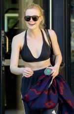 ELLE FANNING Leaves a Gym in Los Angeles 02/23/2018