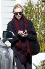 ELLE FANNING Leaves Her House in Los Angeles 02/23/2018