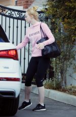 ELLE FANNING Out in Los Angeles 02/22/2018