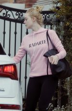 ELLE FANNING Out in Los Angeles 02/22/2018