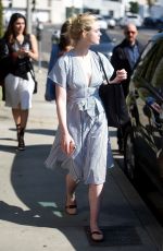 ELLE FANNING Shopping at Melrose Place in West Hollywood 02/09/2018