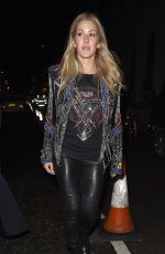 ELLIE GOULDING Arrives at Warner Music Brits After-party in London 02/21/2018