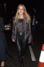 ELLIE GOULDING Arrives at Warner Music Brits After-party in London 02/21/2018