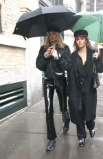 ELSA HOSK Out and About in New York 02/11/2018