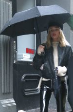 ELSA HOSK Out and About in New York 02/11/2018