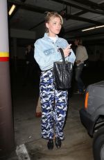 ELSA HOSK Out for Dinner in West Hollywood 01/31/2018