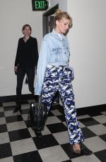 ELSA HOSK Out for Dinner in West Hollywood 01/31/2018