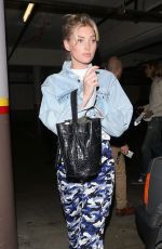 ELSA HOSK Out for Dinner in West Hollywood 01/31/2018